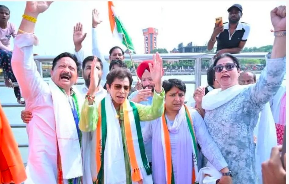 आज माननीय प्रदेश प्रभारी कुमारी सैलजा जी के नेतृत्व में हरिद्वार में कांग्रेसजनों के साथ “वोट बचाओ–देश बचाओ मार्च”